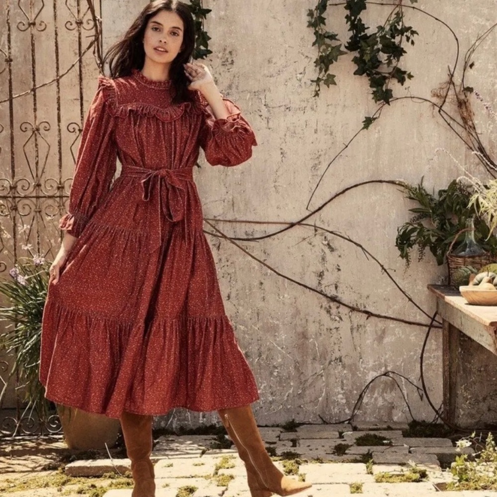DOEN MOUNTAIN CORDUROY FLORAL DRESS